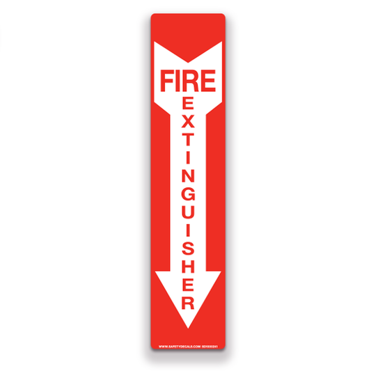 Decal - Fire Extinguisher Arrow